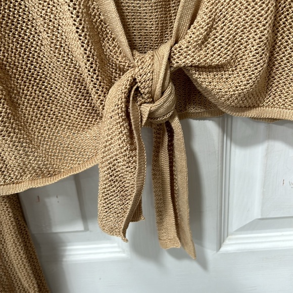 Lane Bryant Tie Front Sweater NWT size 16 - Picture 5 of 6